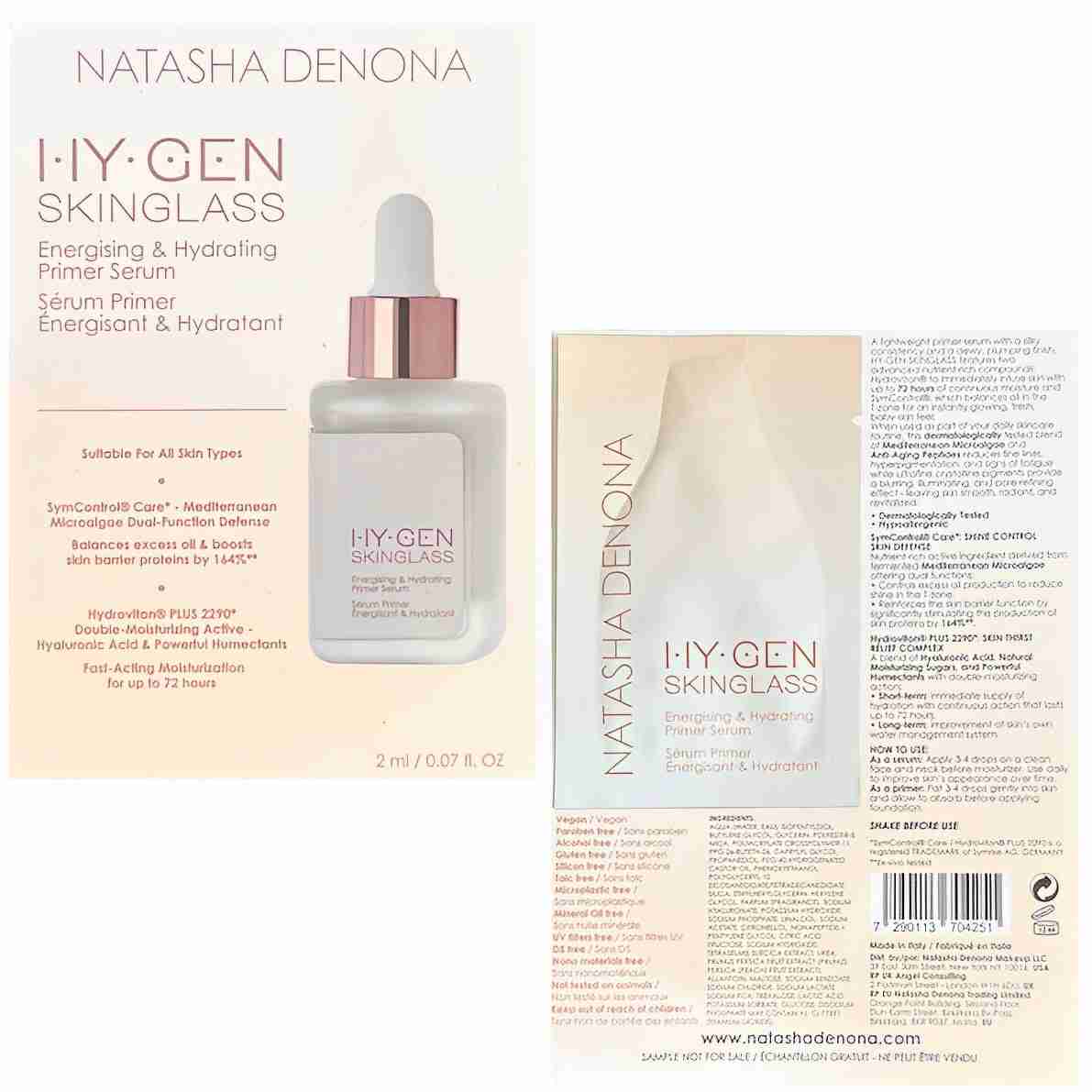 Natasha denona hy - gen skinglass primer serum sample