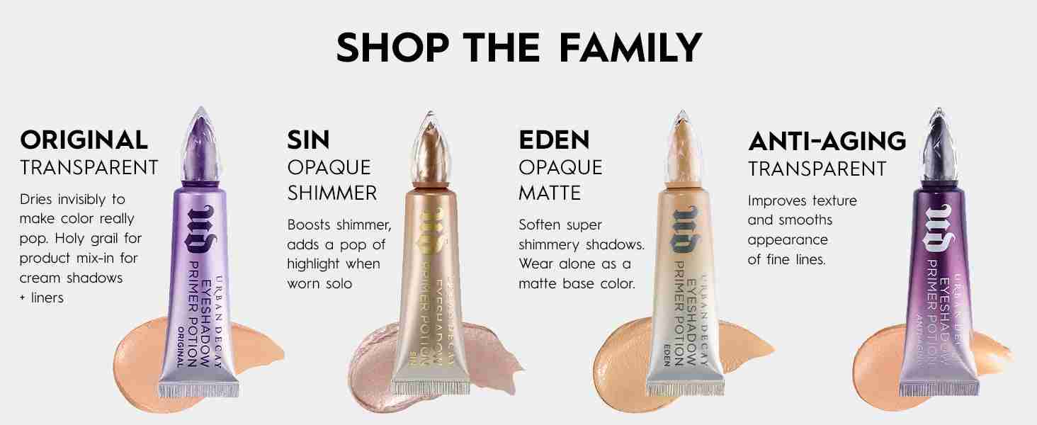 Urban decay eyeshadow primer potion collection sample
