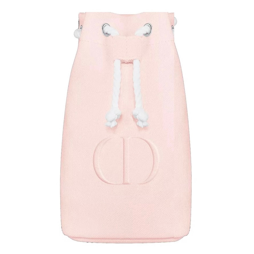 Drawstring Closure Pouch in Blush Pink-DIOR