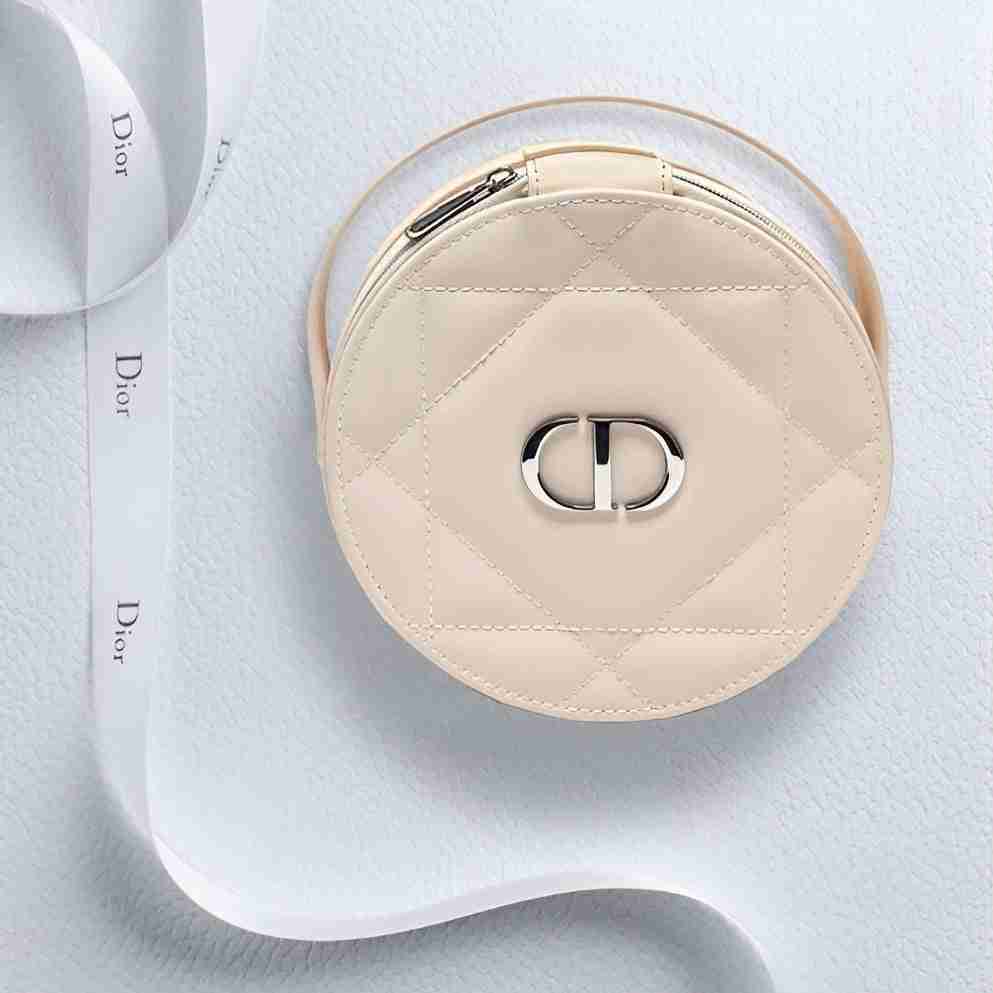 Dior beauty quilted leather case
