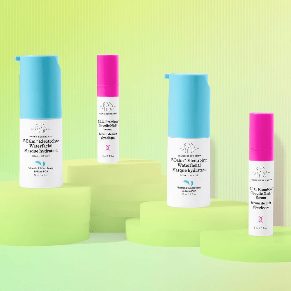 Drunk elephant f - balm electrolyte waterfacial midi set