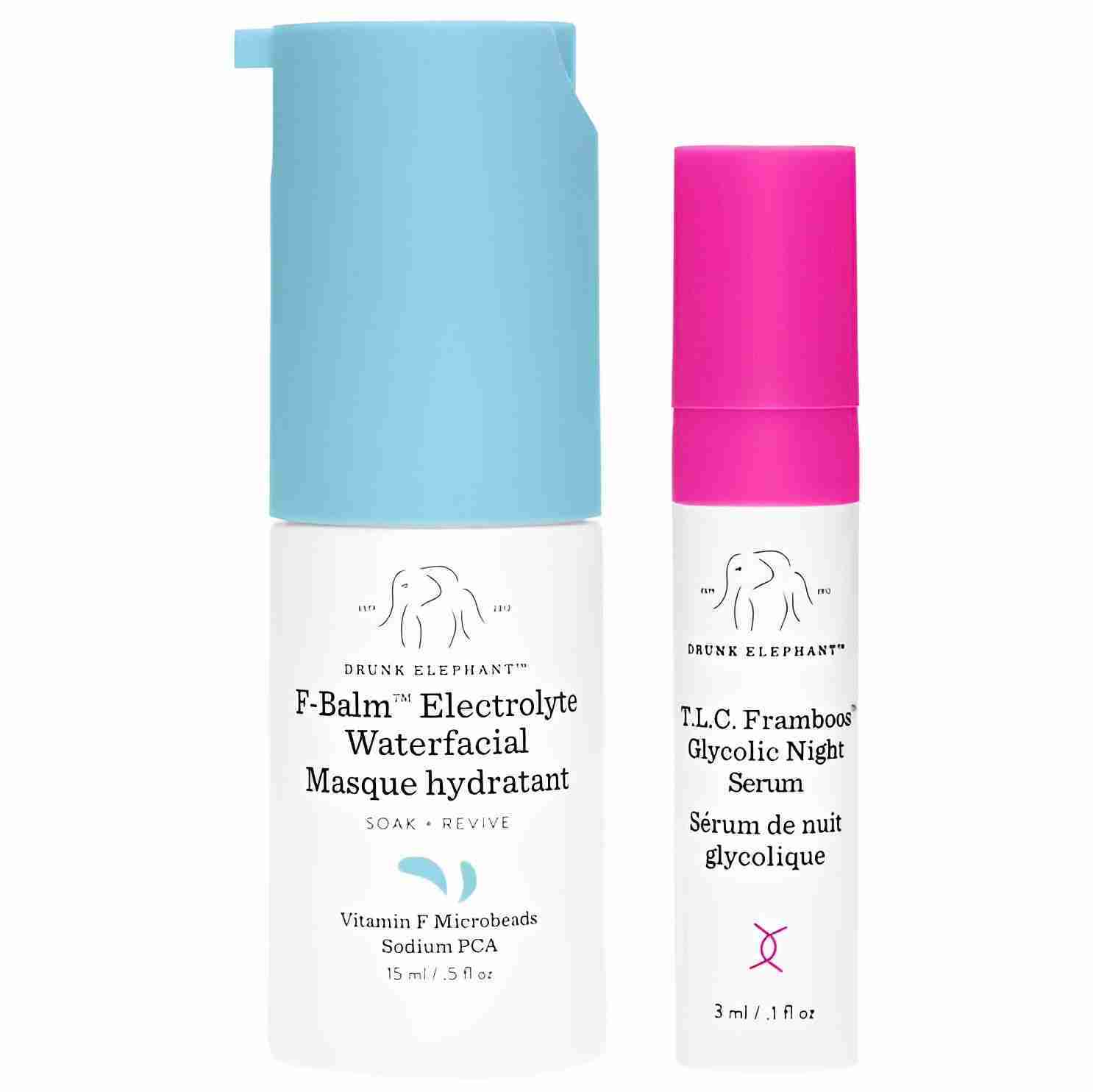 Drunk elephant f - balm electrolyte waterfacial midi set