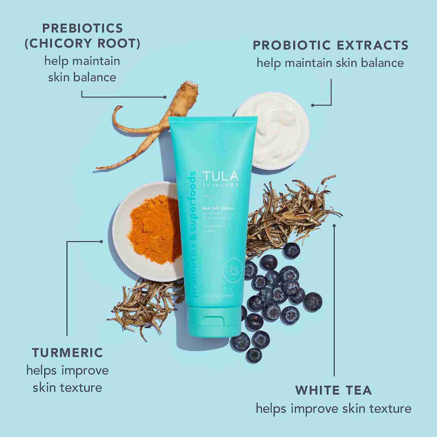 Tula the cult classic purifying face cleanser 30ml