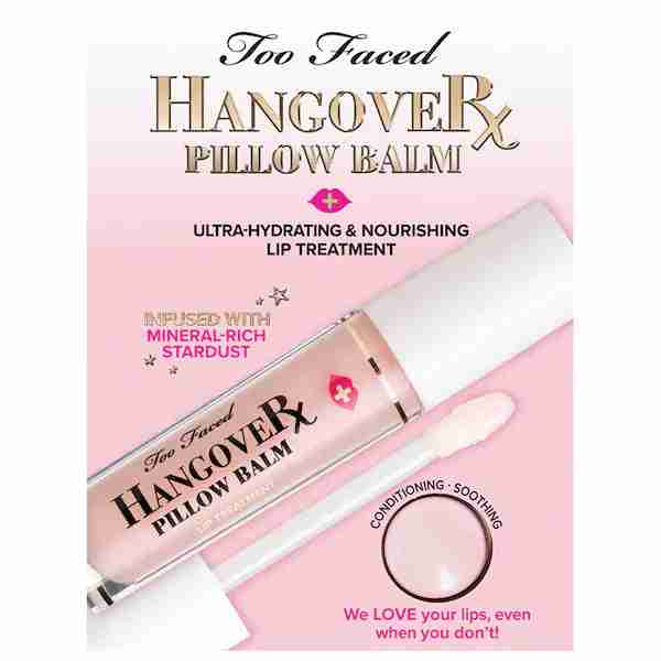 Too faced hangover pillow balm lip balm sample