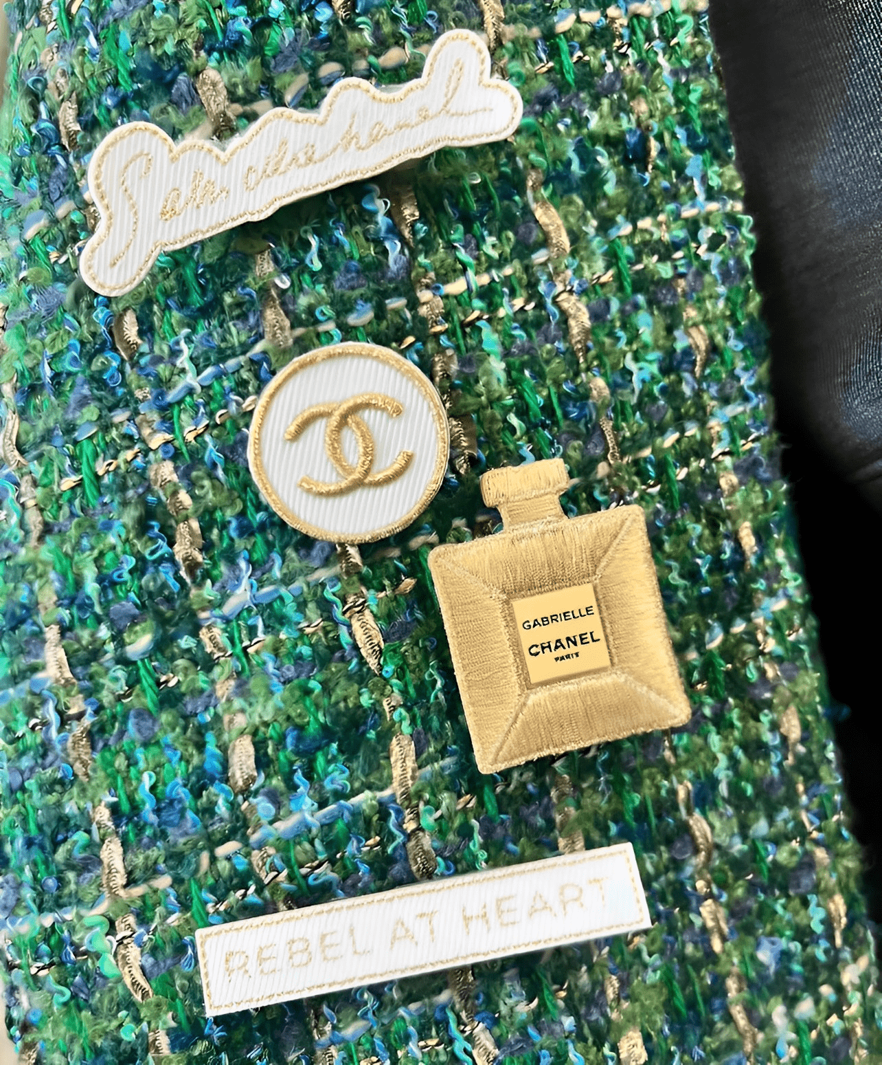 Chanel gabrielle embroidered patches