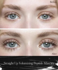 Rms beauty straight up volumizing peptide mascara mini