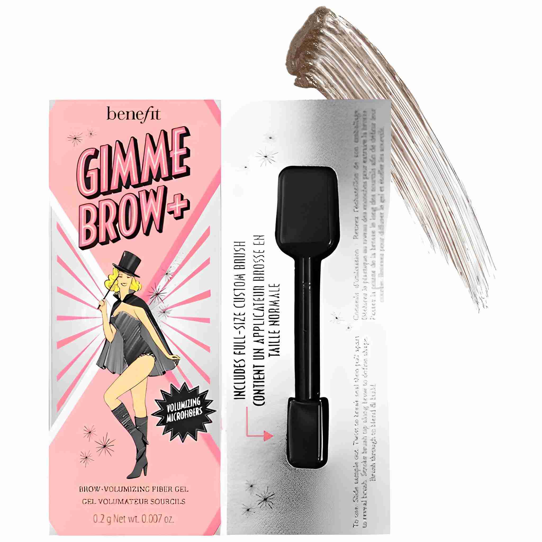 Benefit cosmetics gimme brow+ volumizing eyebrow gel sample #03
