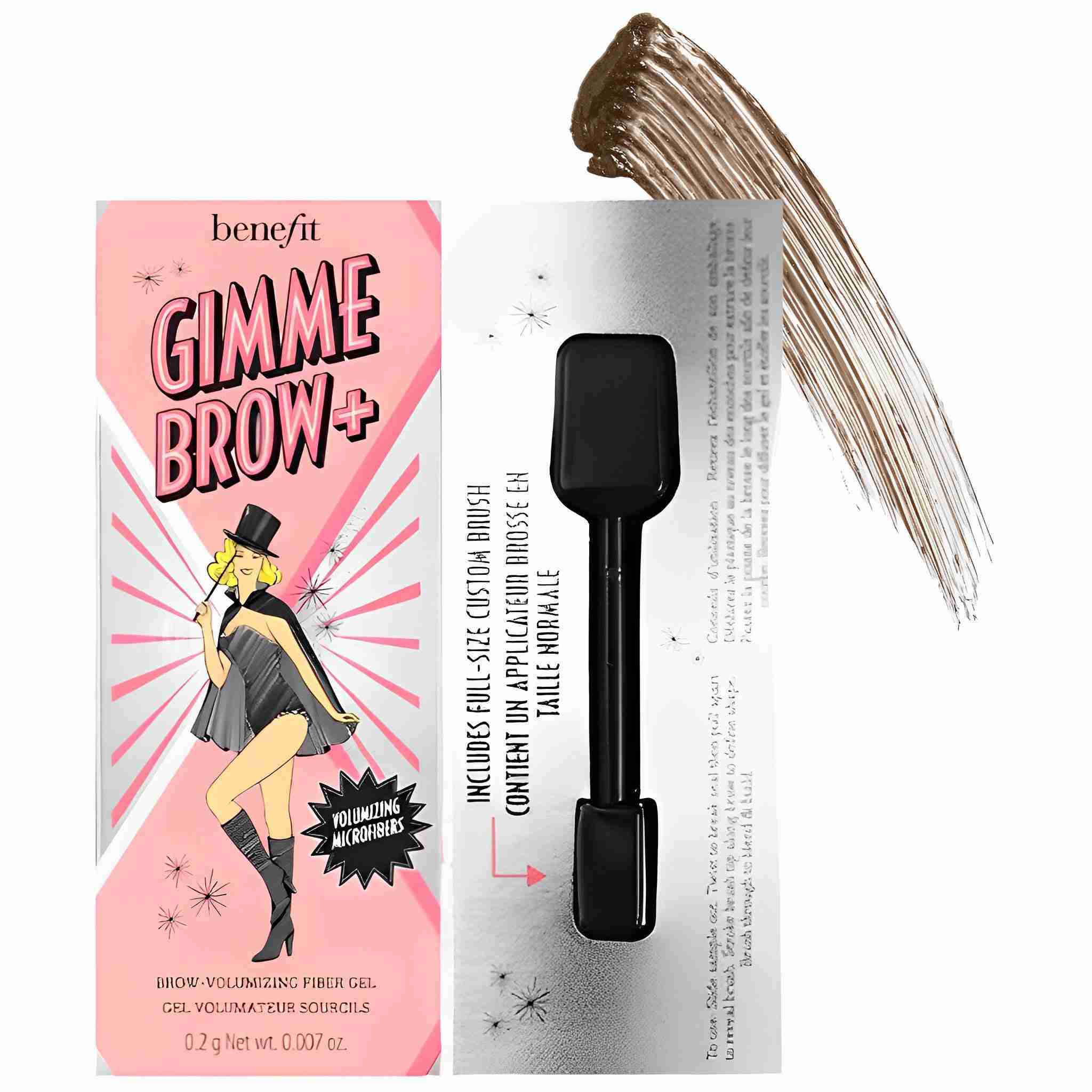 Benefit cosmetics gimme brow+ volumizing eyebrow gel sample #4.5