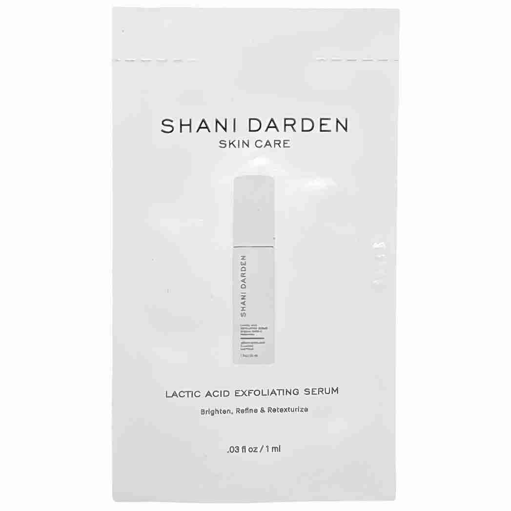 Shani darden skin care lactic acid aha exfoliating serum sample