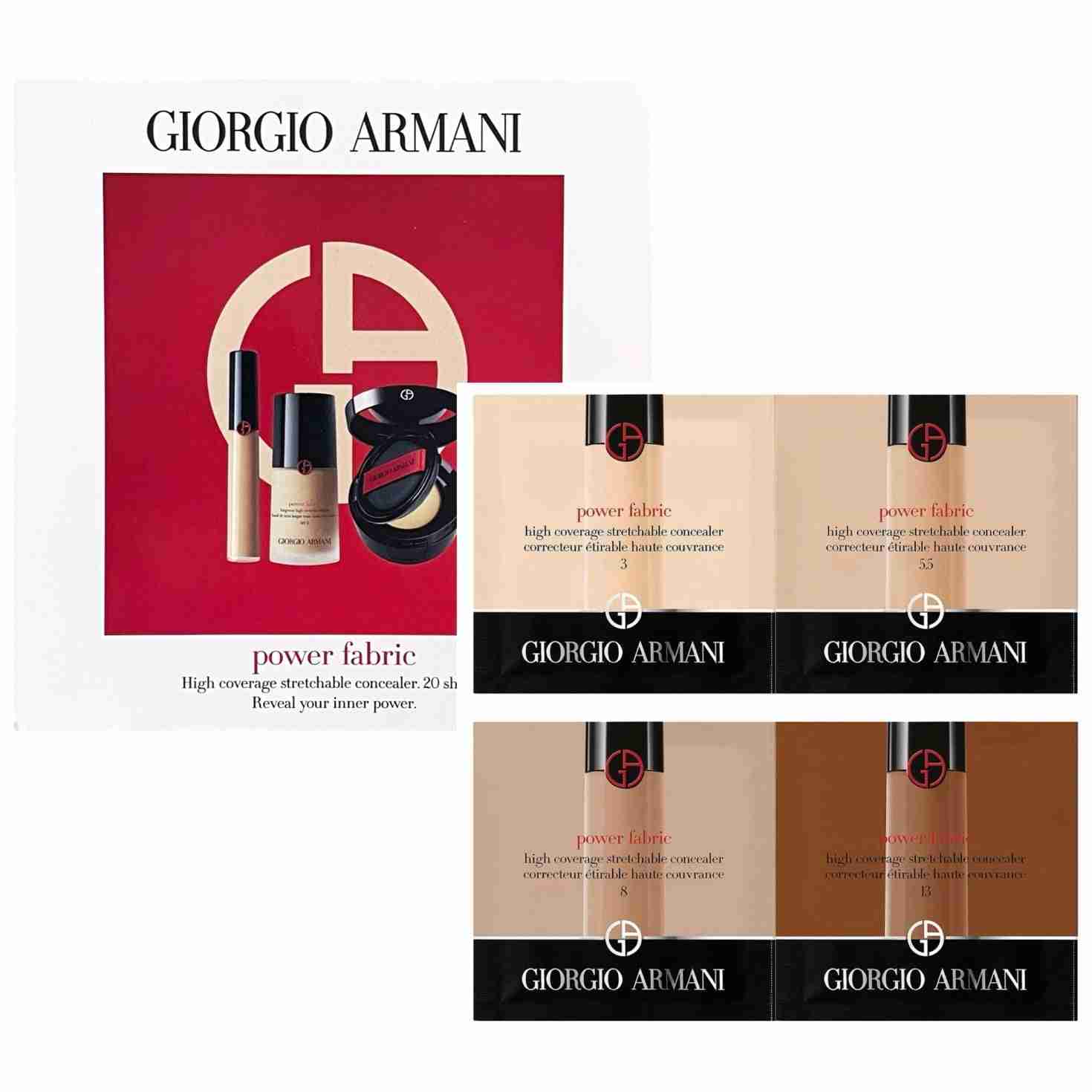 Giorgio armani power fabric concealer sample