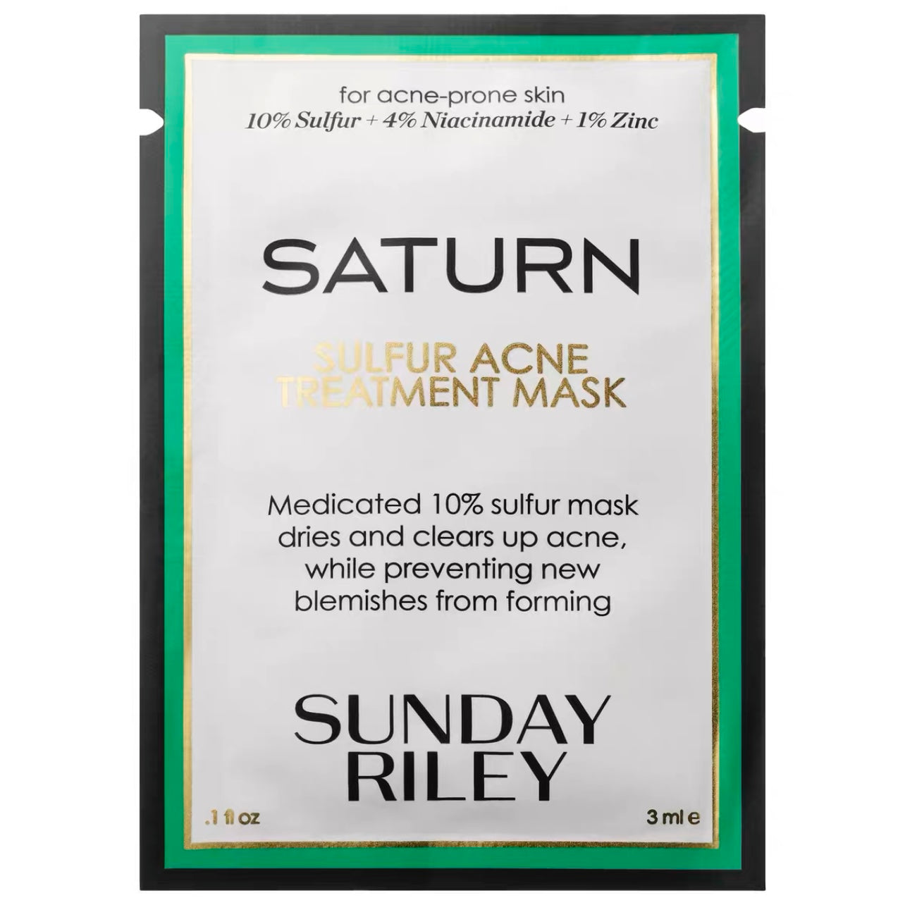 Saturn Sulfur Spot Treatment Mask Sachet-Sunday Riley