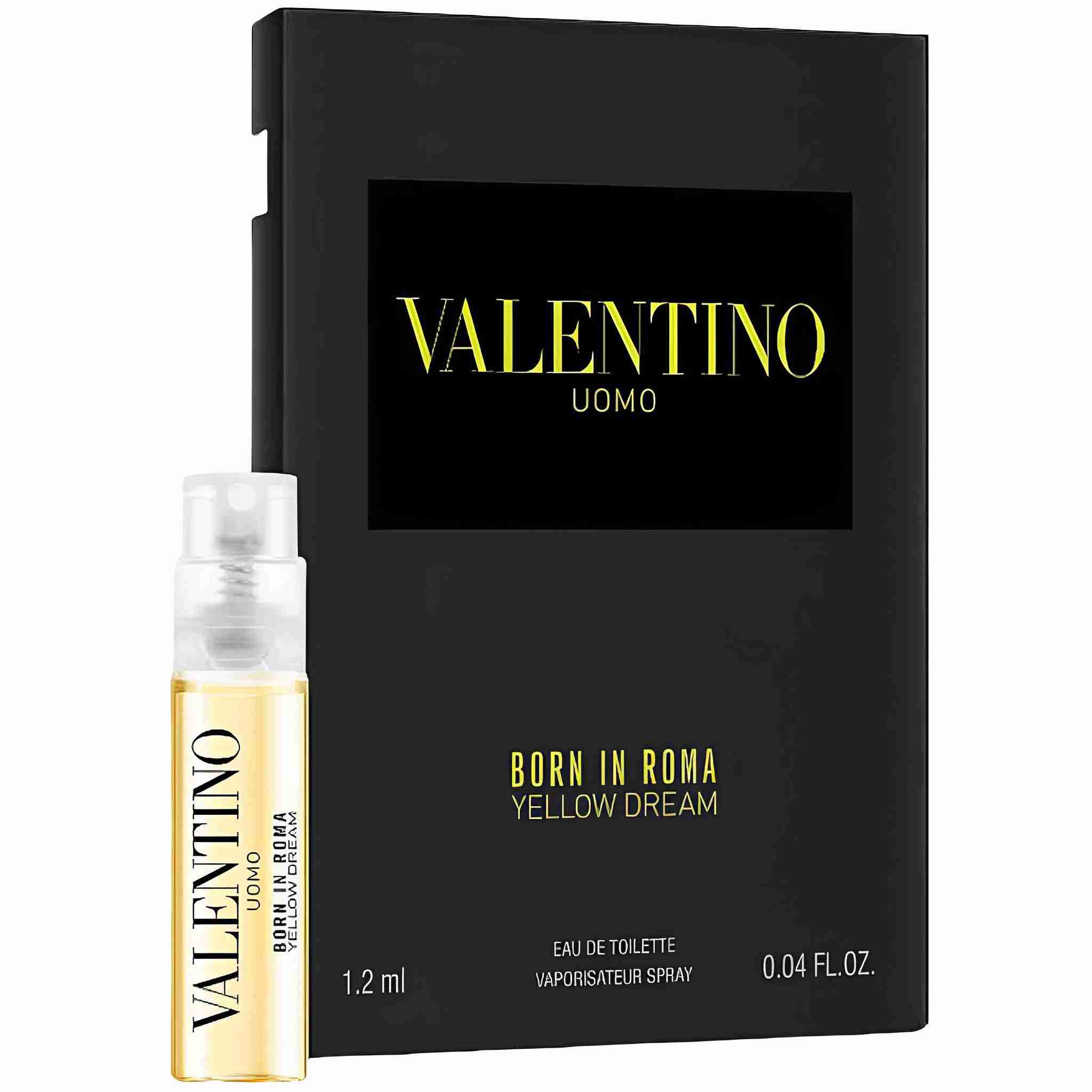 Valentino uomo yellow dream EDT sample 1.2ml