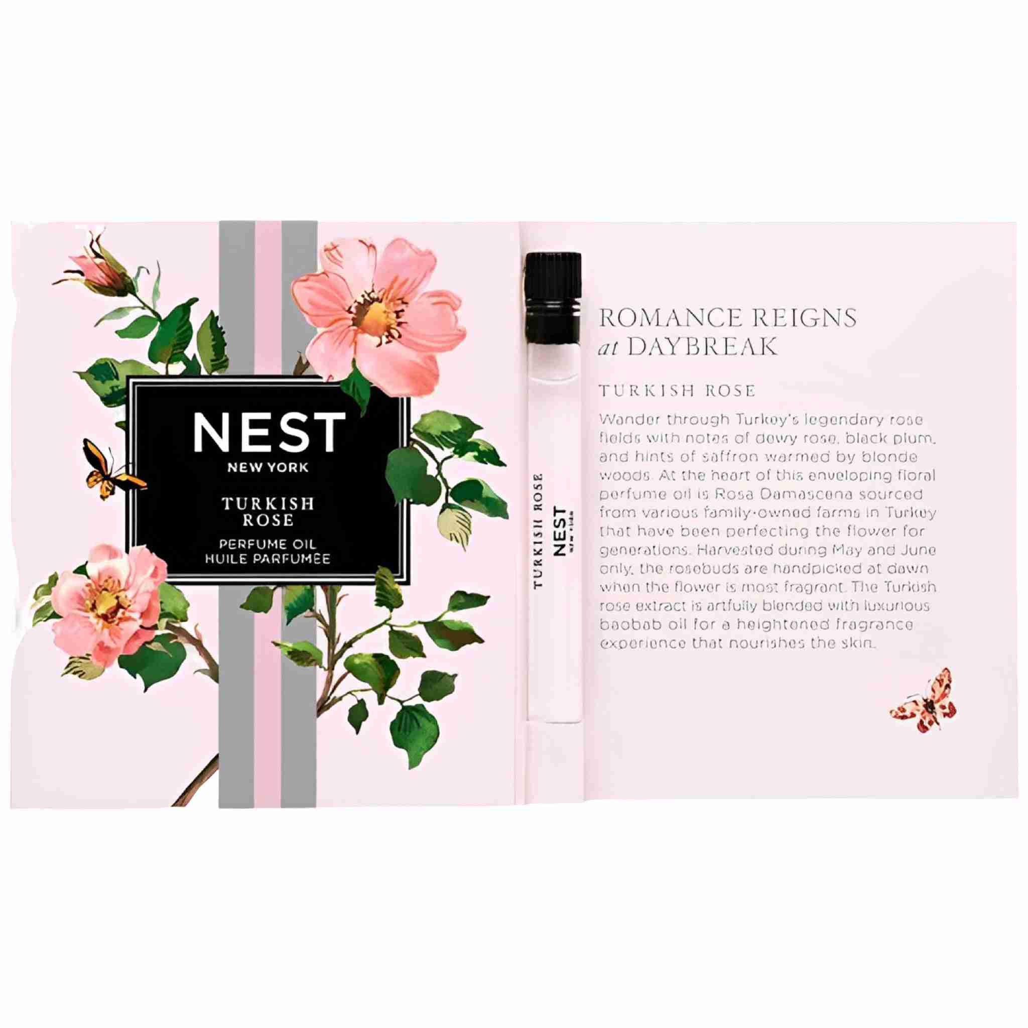Nest new york turkish rose perfume oil sample 1.75ml