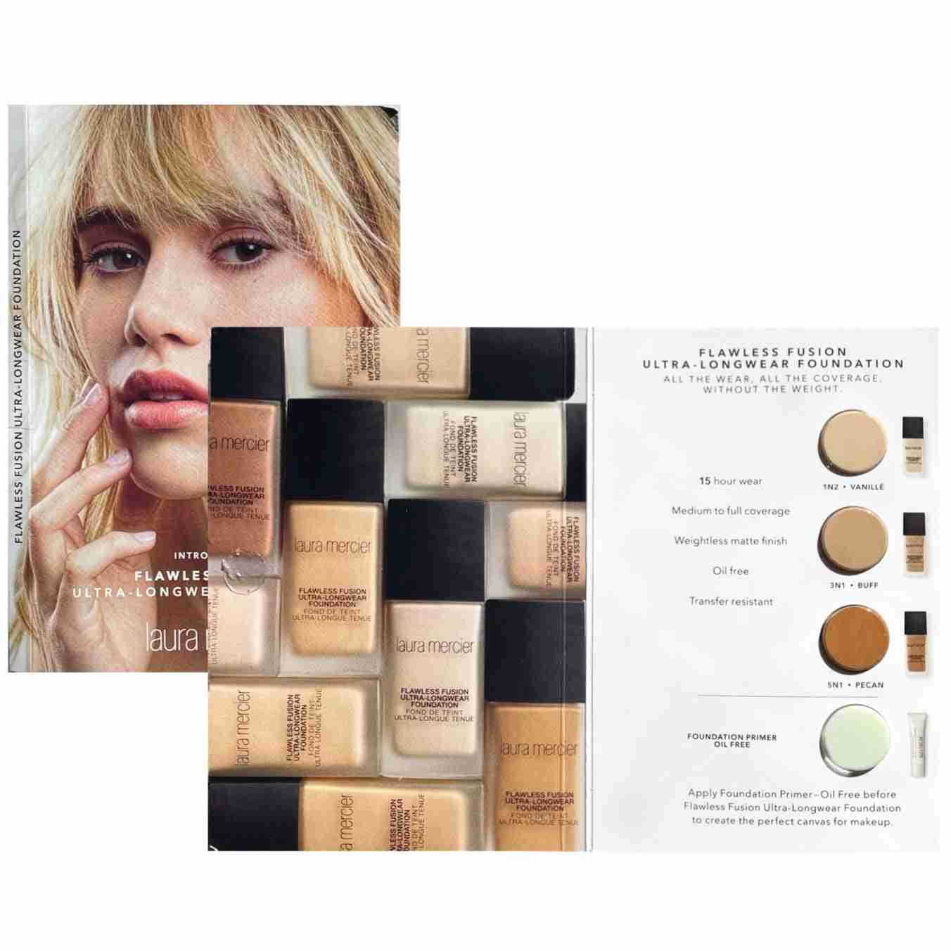 Laura mercier flawless lumière foundation and primer sample