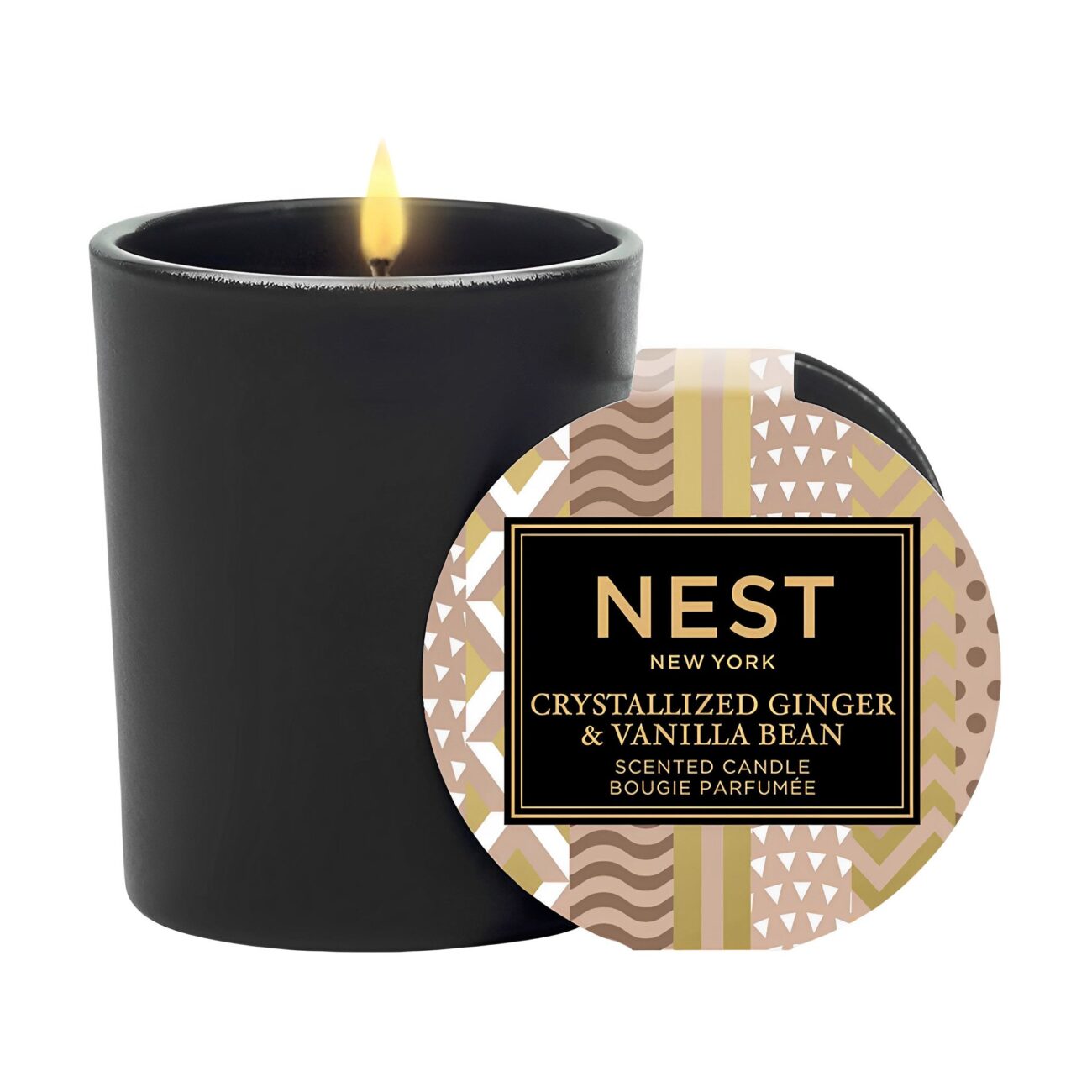Mini Crystallized Ginger & Vanilla Bean Candle-NEST New York