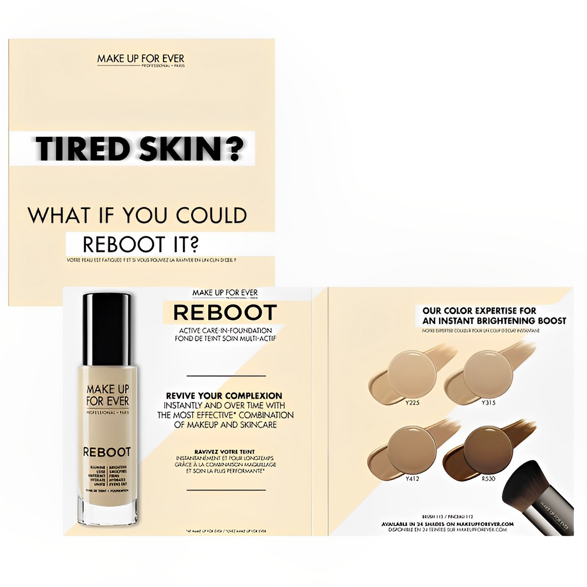 Make up for ever reboot foundation sample