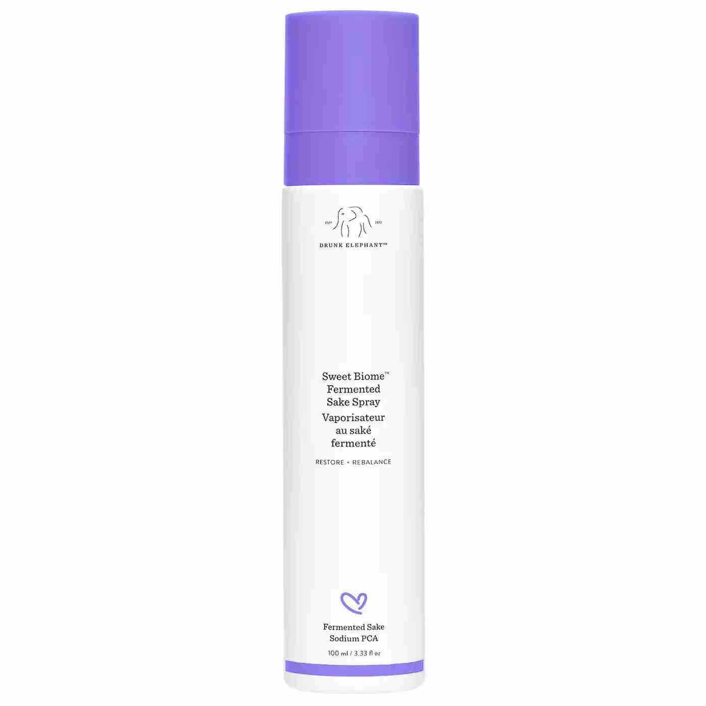 Drunk elephant sweet biome fermented sake hydrating spray