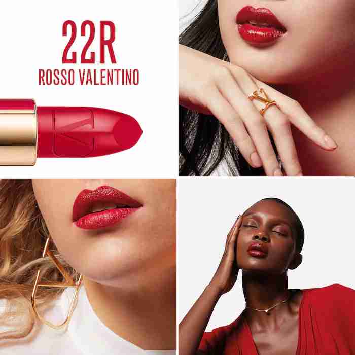 Valentino rosso mini lipstick in shade 22r satin