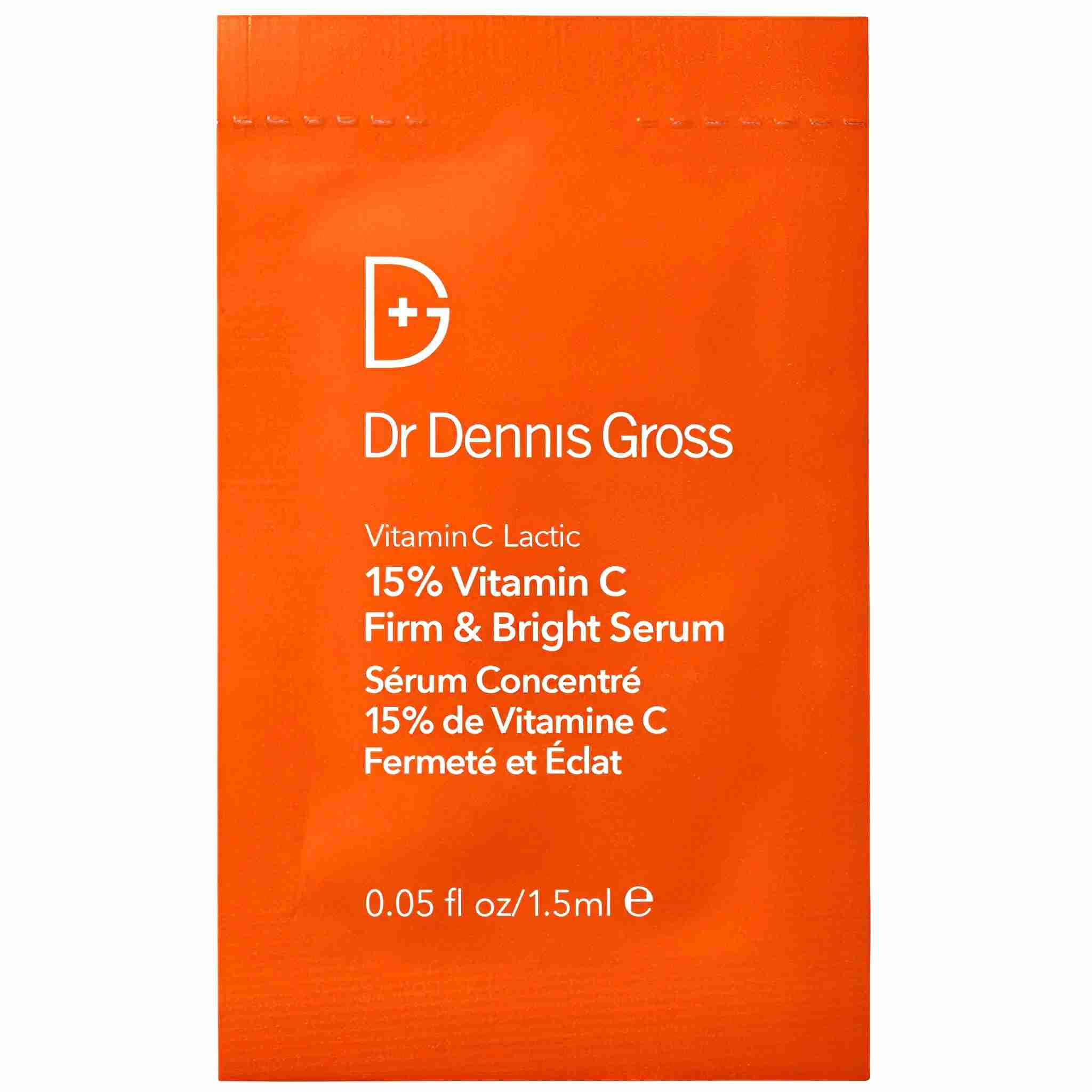 Dr. dennis gross vitamin c lactic acid firming serum sample