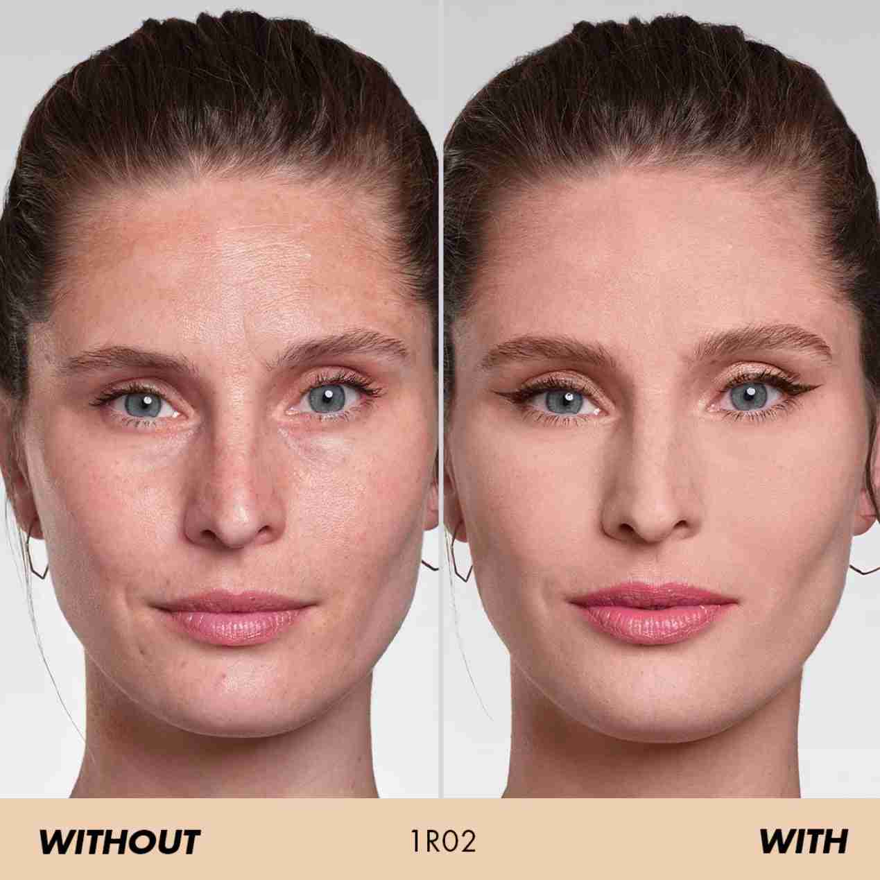 Make up for ever hd skin matte velvet undetectable longwear blurring powder foundation #1r02