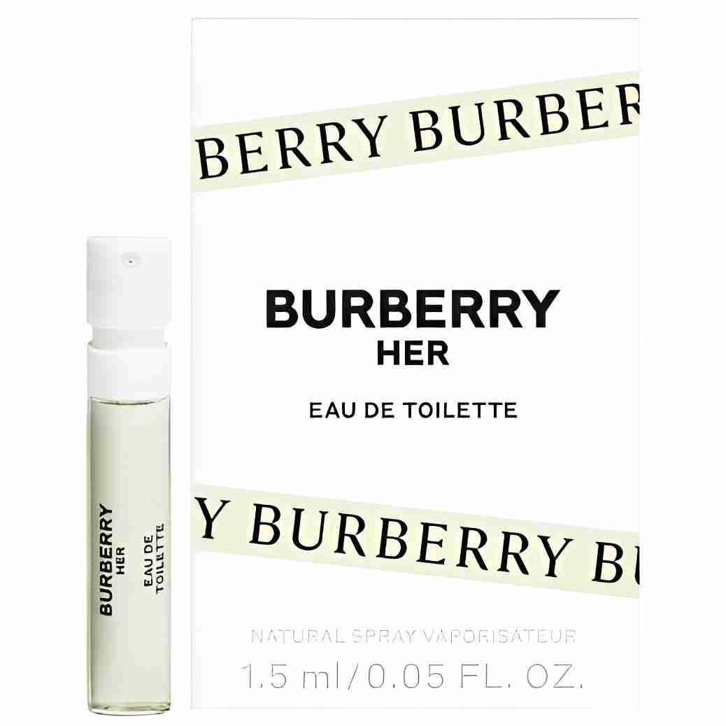 Burberry her eau de toilette sample 1.5ml