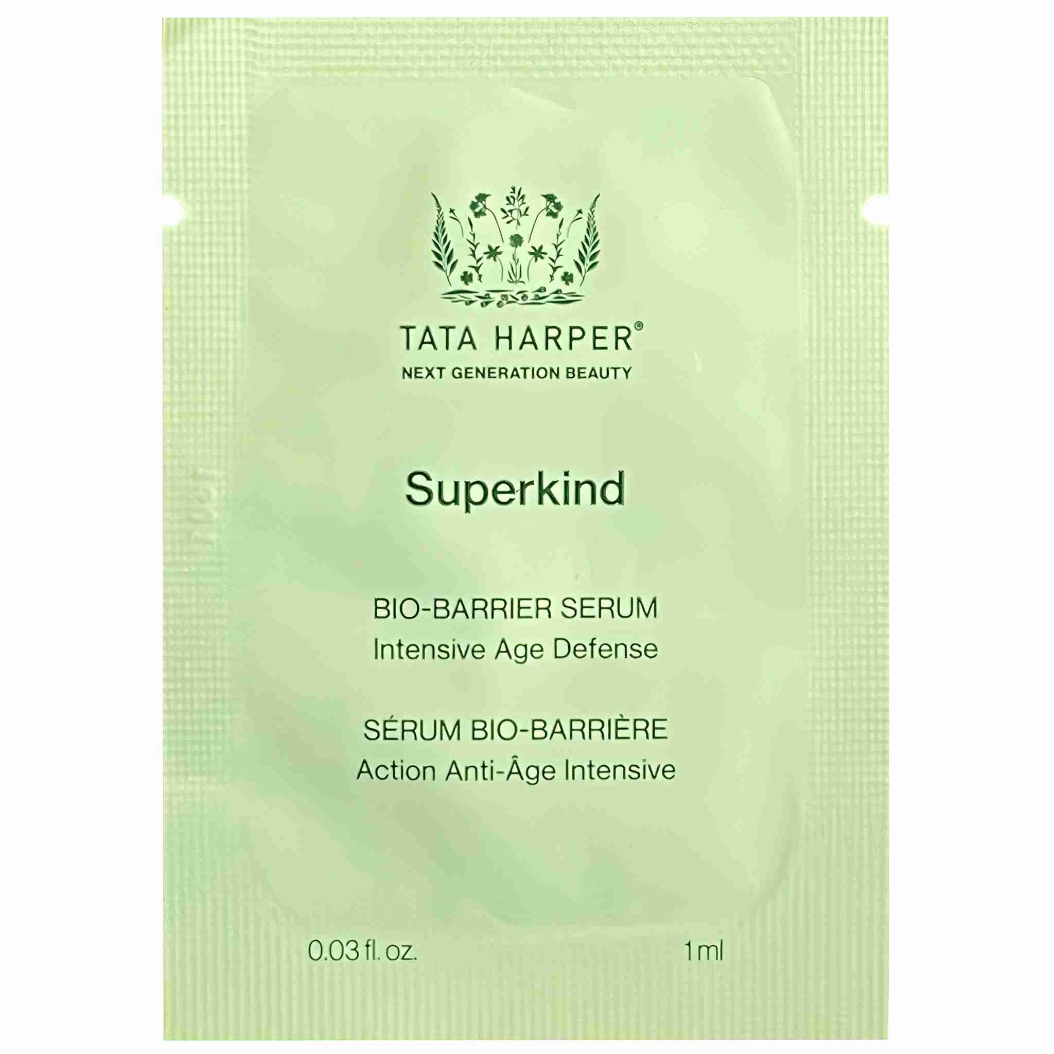 Tata harper superkind bio - barrier serum sample
