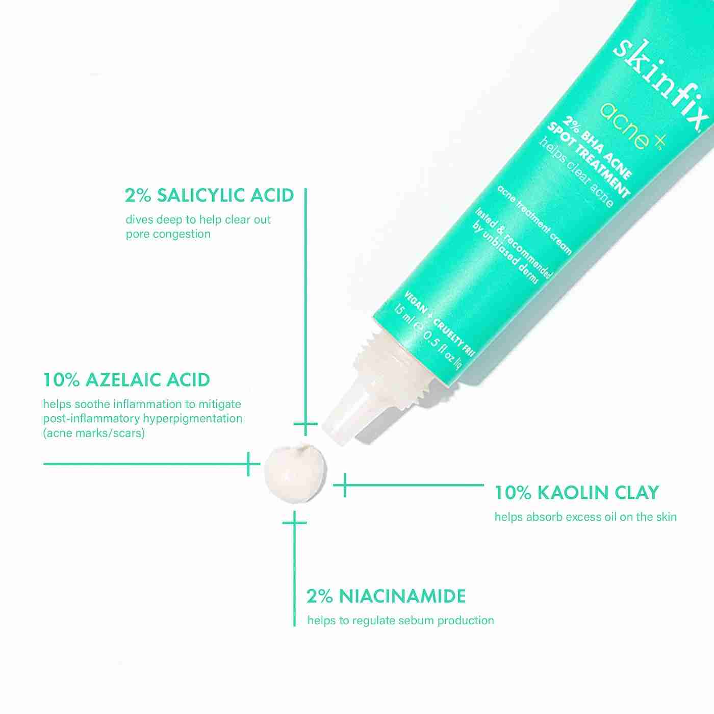 Skinfix 2% bha acne spot treatment sample