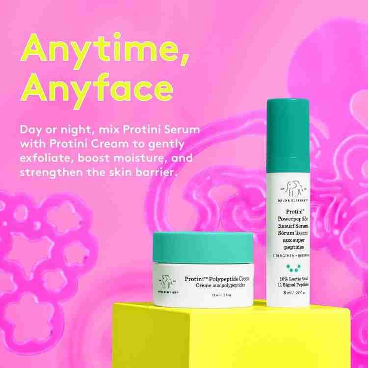 Drunk elephant protini cream and resurf serum sample