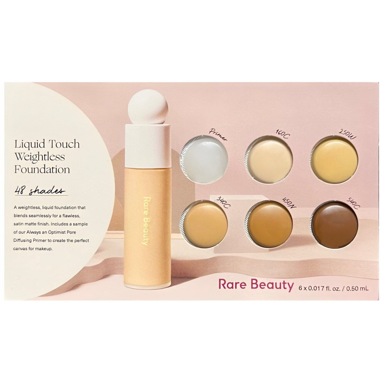 Liquid Touch Foundation & Pore Diffusing Primer Sample-Rare Beauty