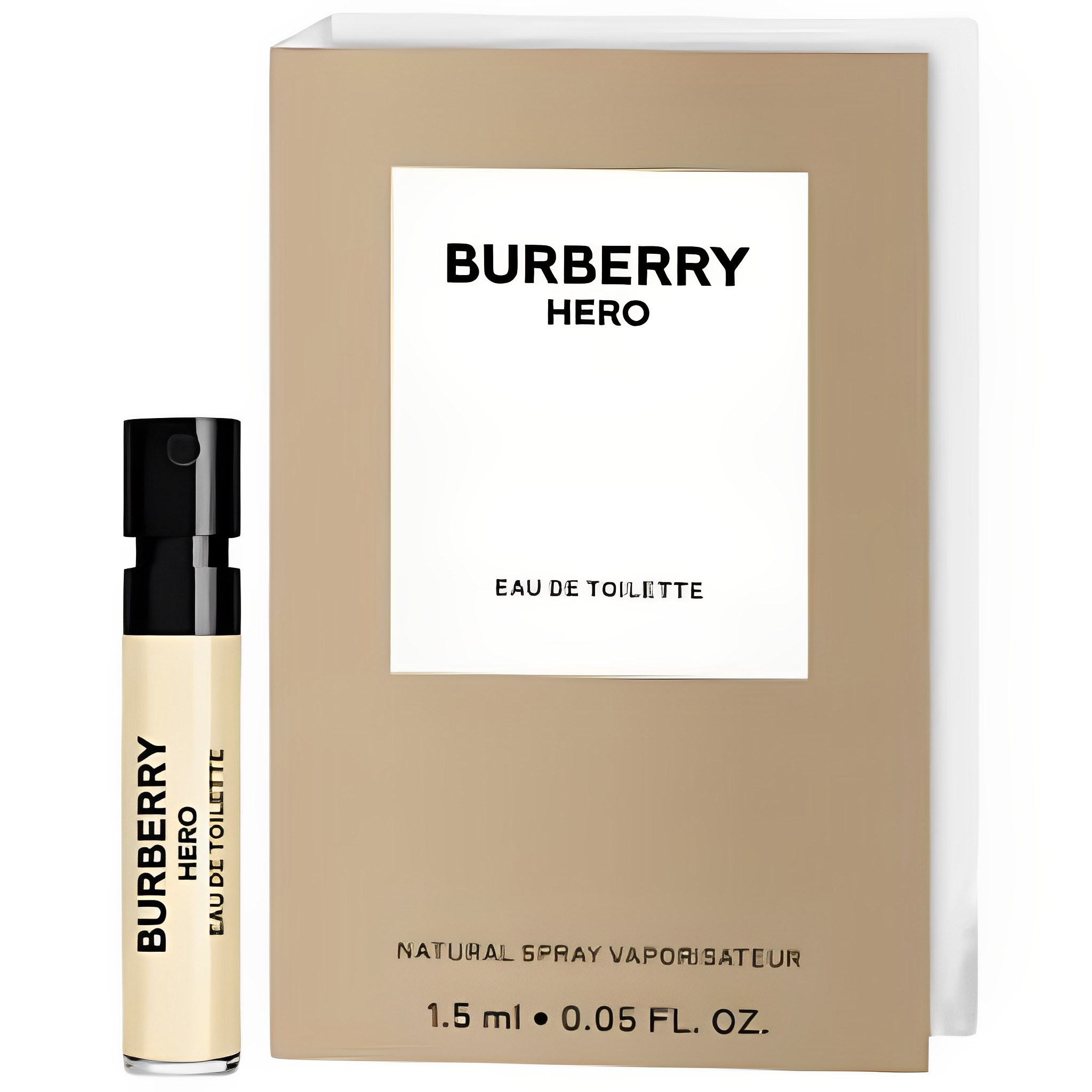 Burberry hero eau de toilette sample 1.5ml