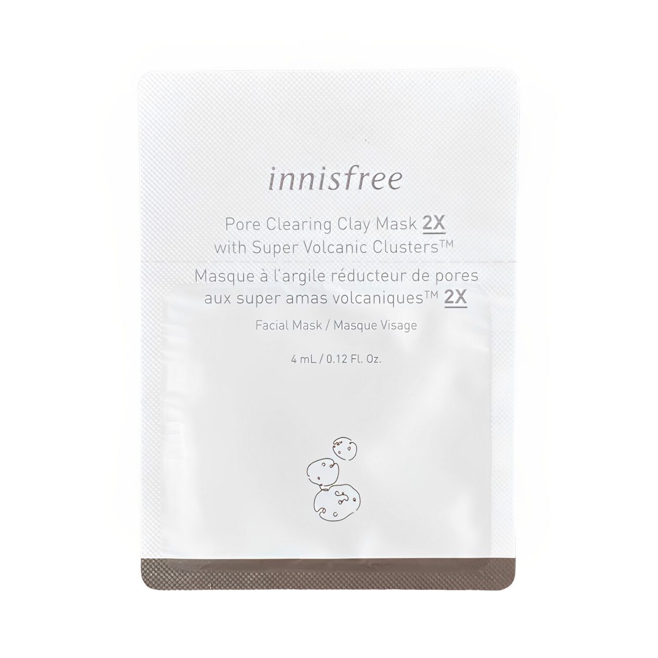 Pore Clearing Clay Mask 2X Sample-Innisfree