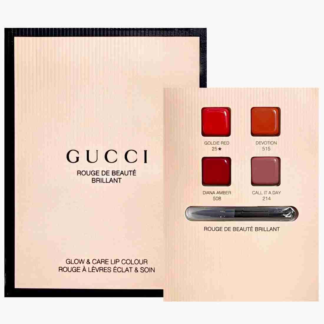 Gucci rouge de beaute brillant lipstick sample