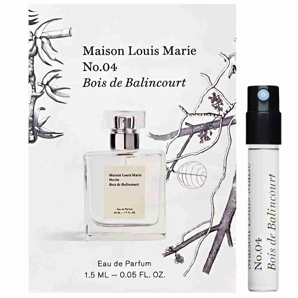 Maison louis marie no.04 bois de balincourt EDP sample 1.5ml
