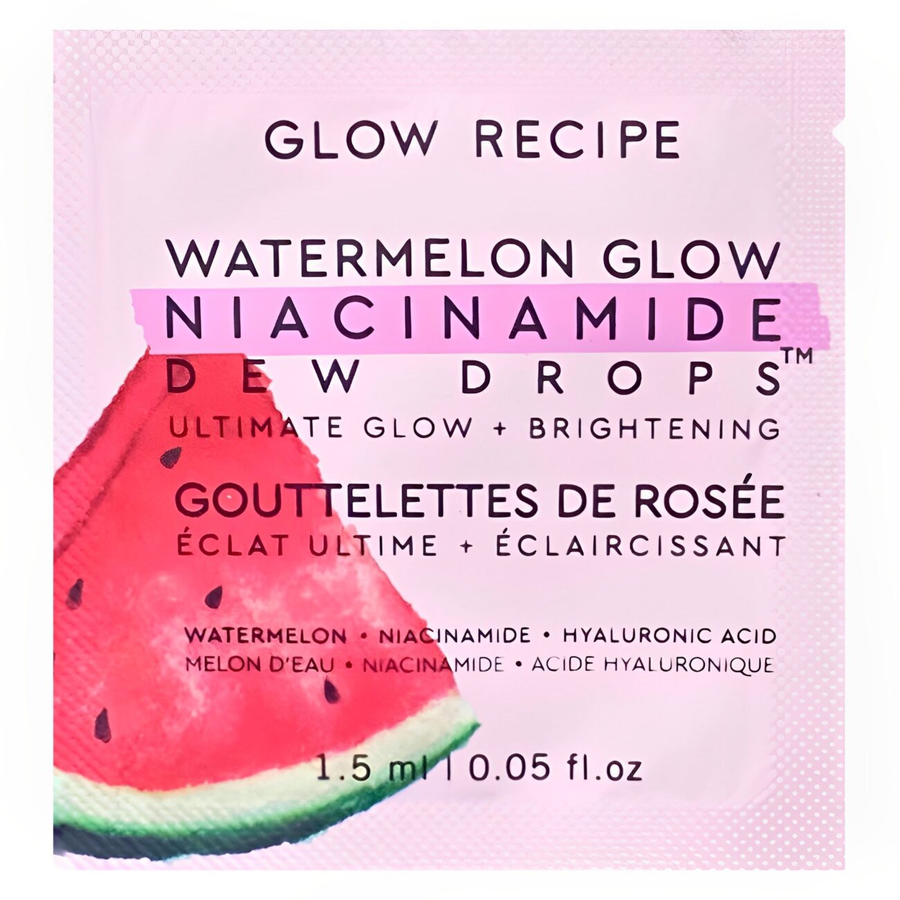 Watermelon Glow Niacinamide Dew Drops Sample-Glow Recipe