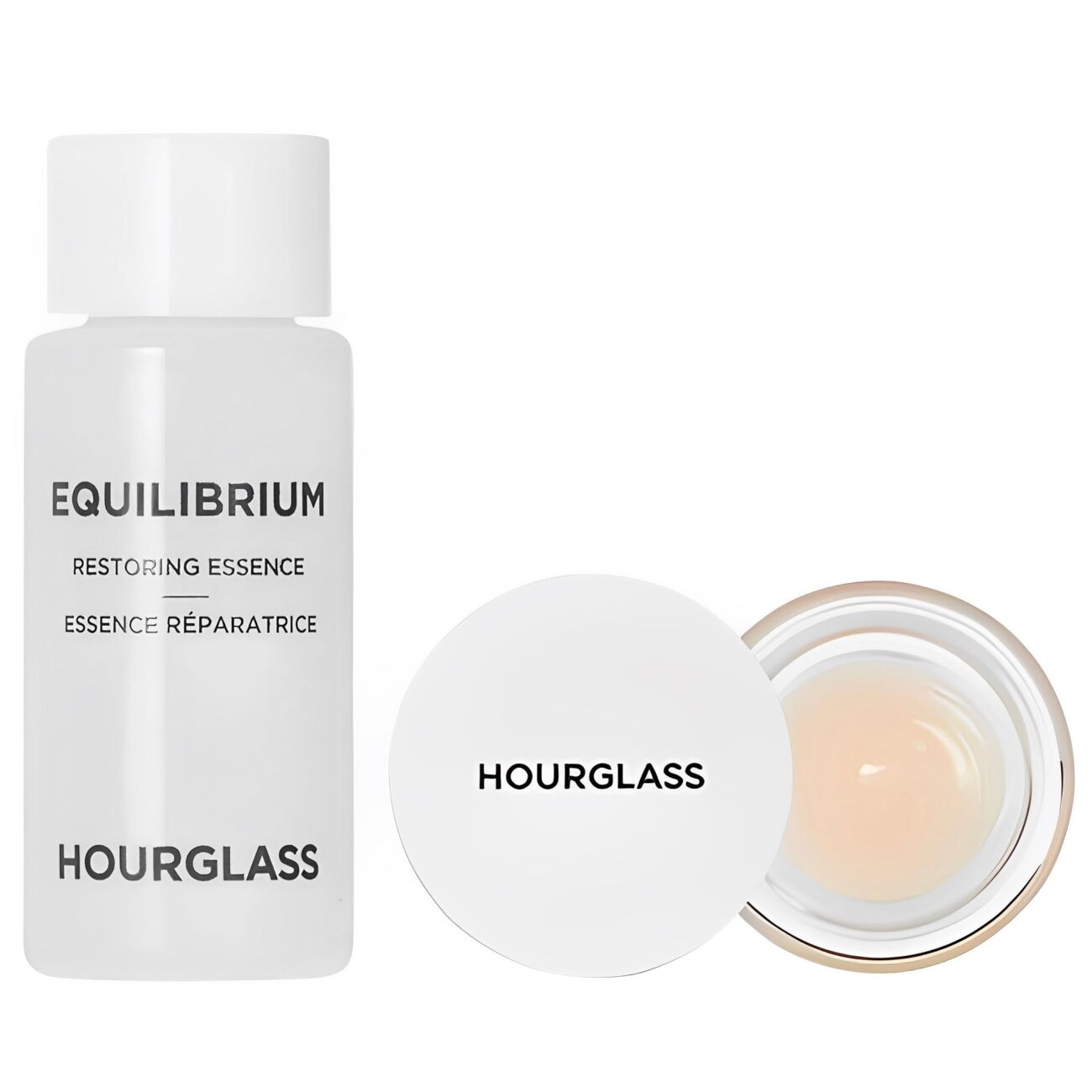 Equilibrium Eye Balm & Restoring Essence trial size set-Hourglass
