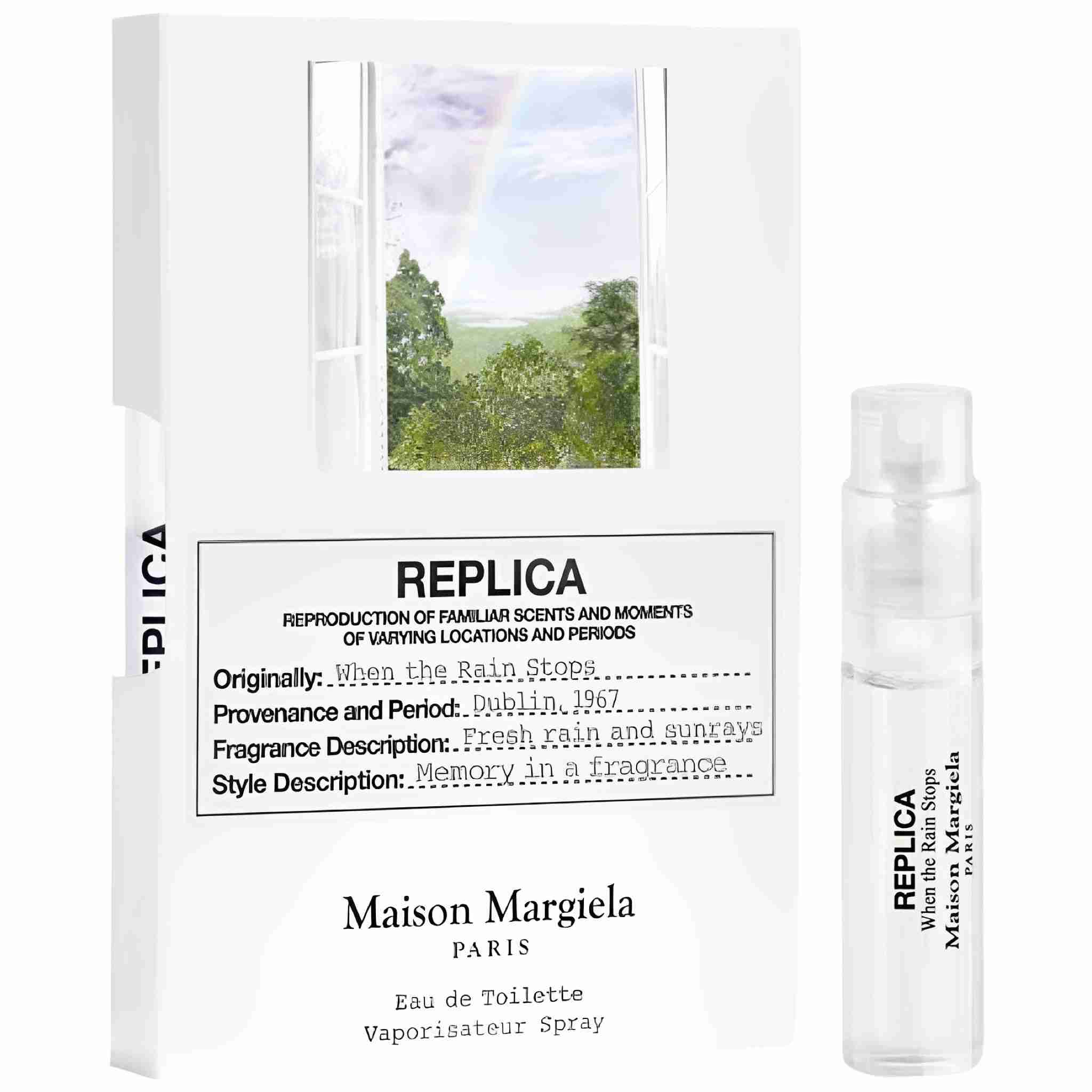 Maison margiela replica when the rain stops EDT sample 1.2ml