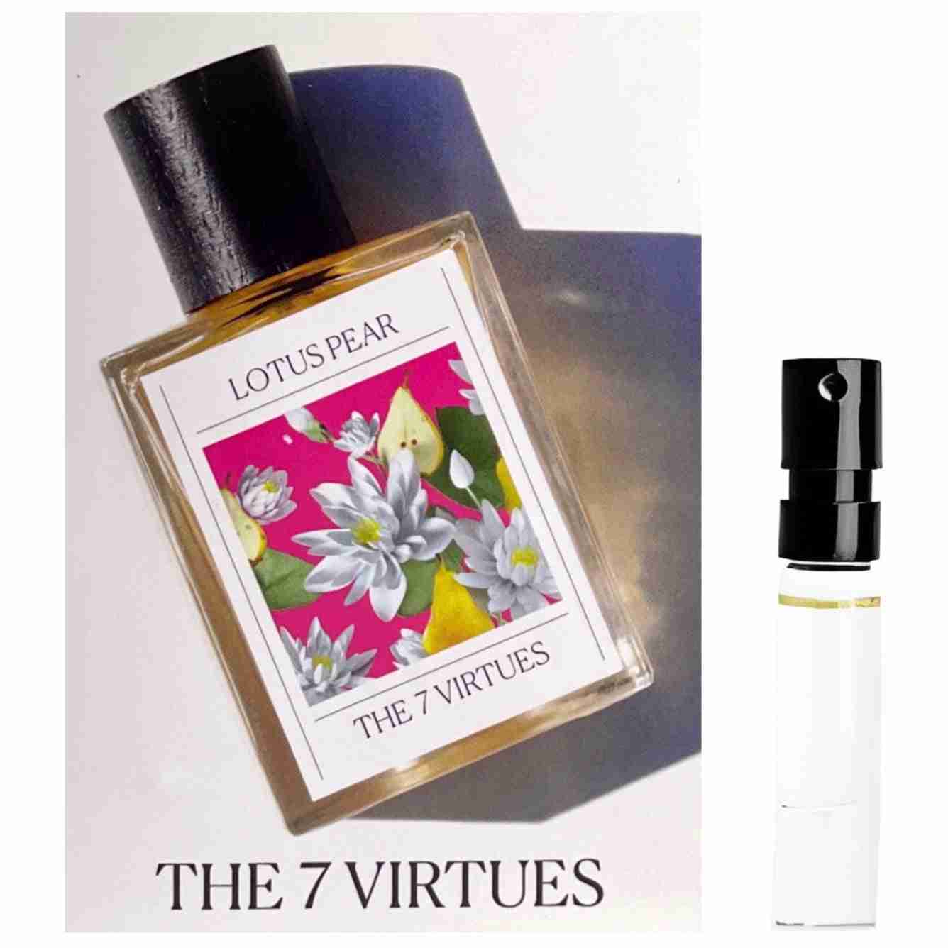 The 7 virtues lotus pear EDP sample 1.7ml