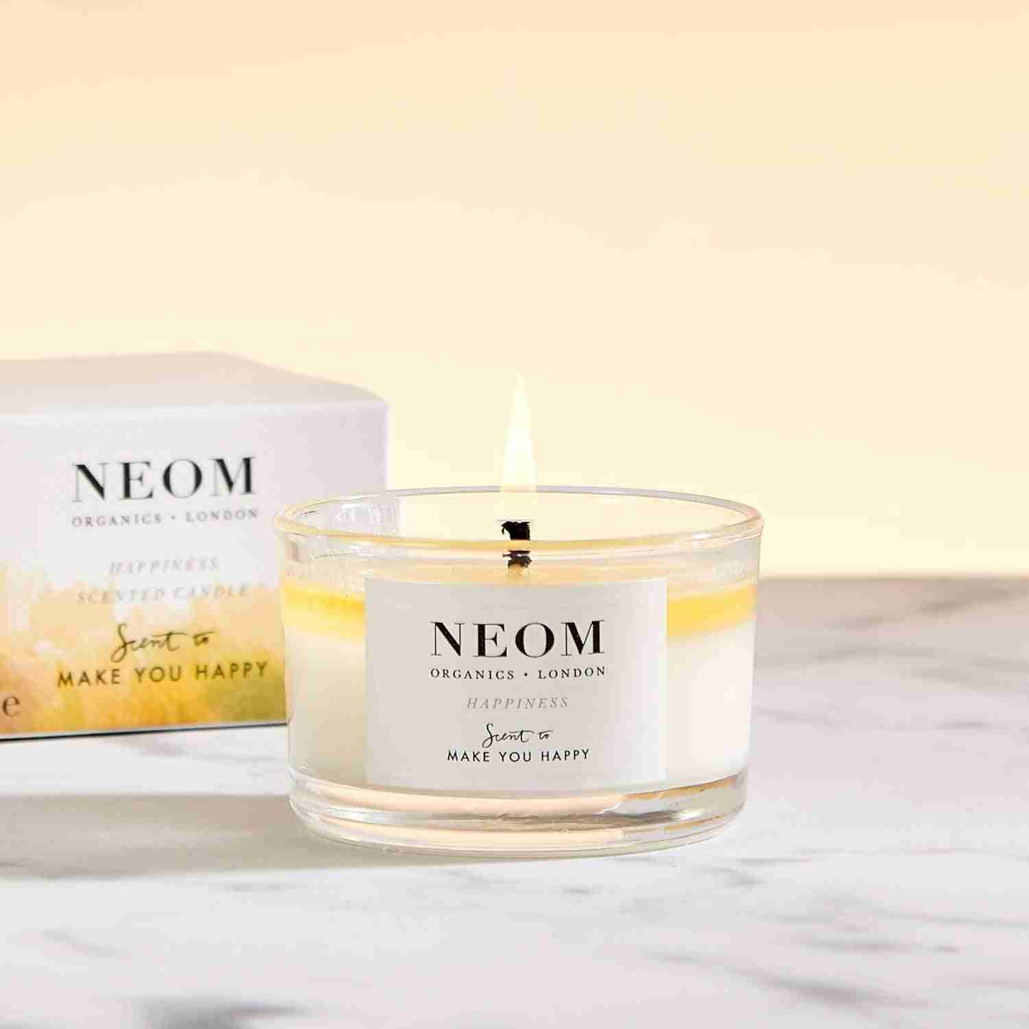 Neom happiness scented candle