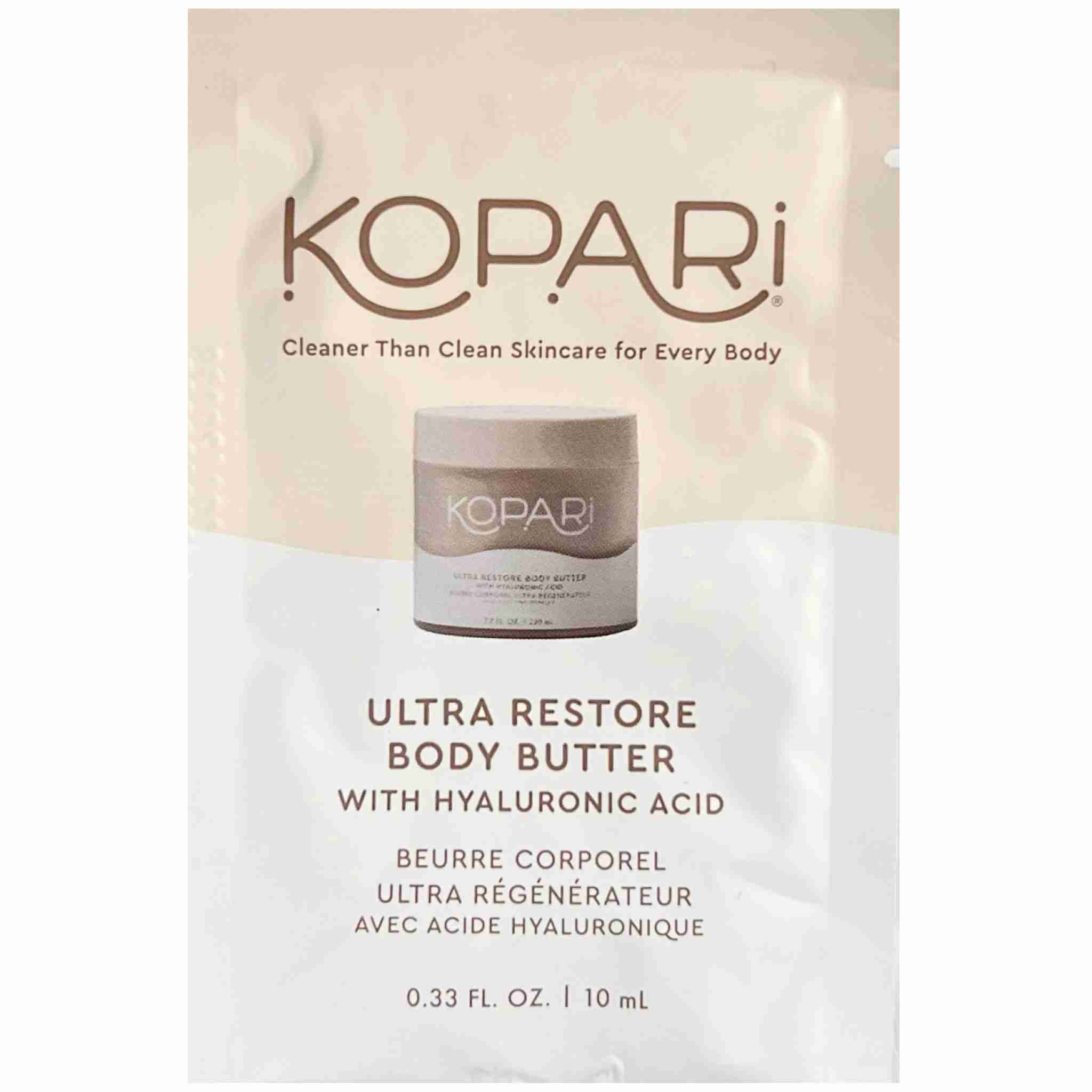 Kopari ultra restore body butter sample