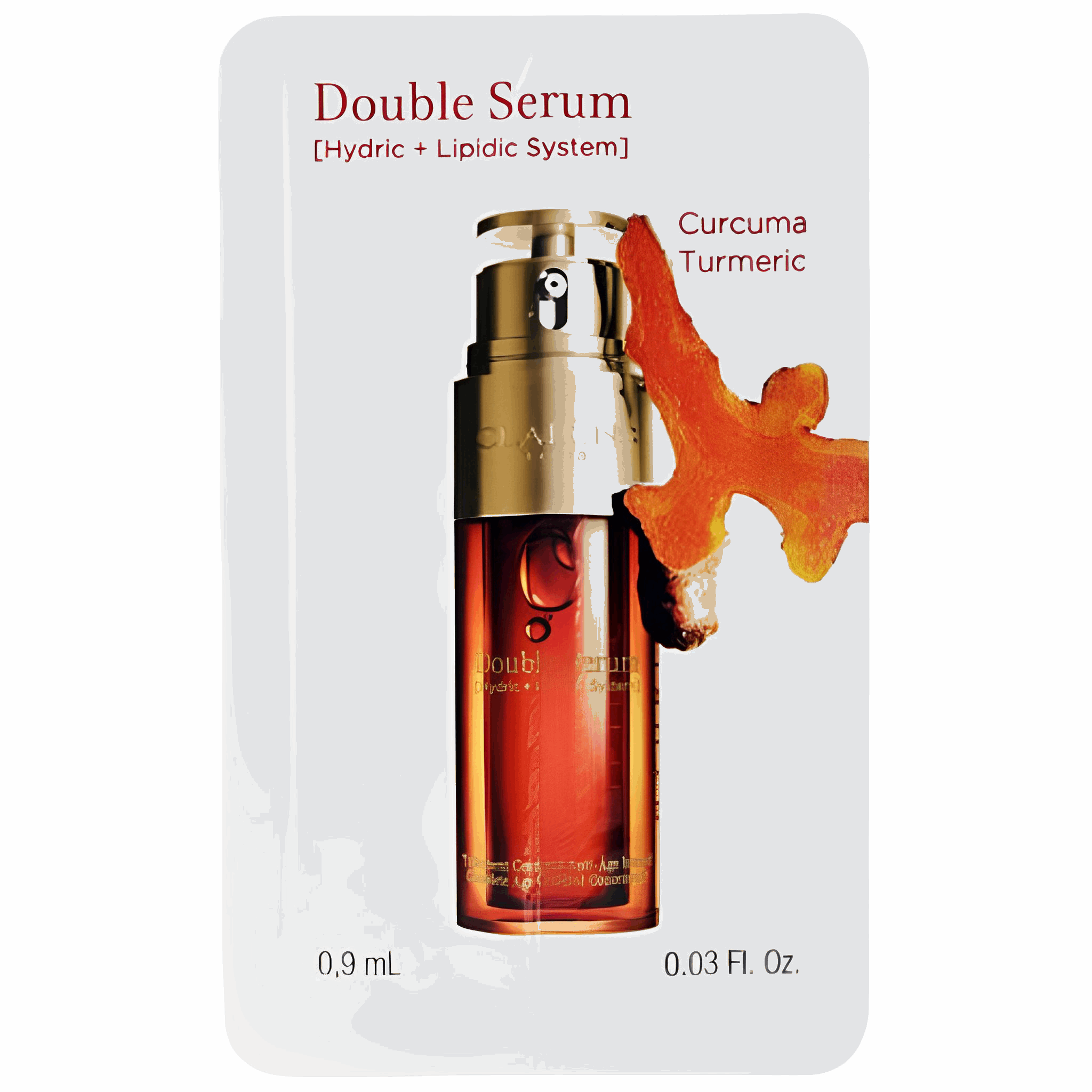 Clarins double serum sample