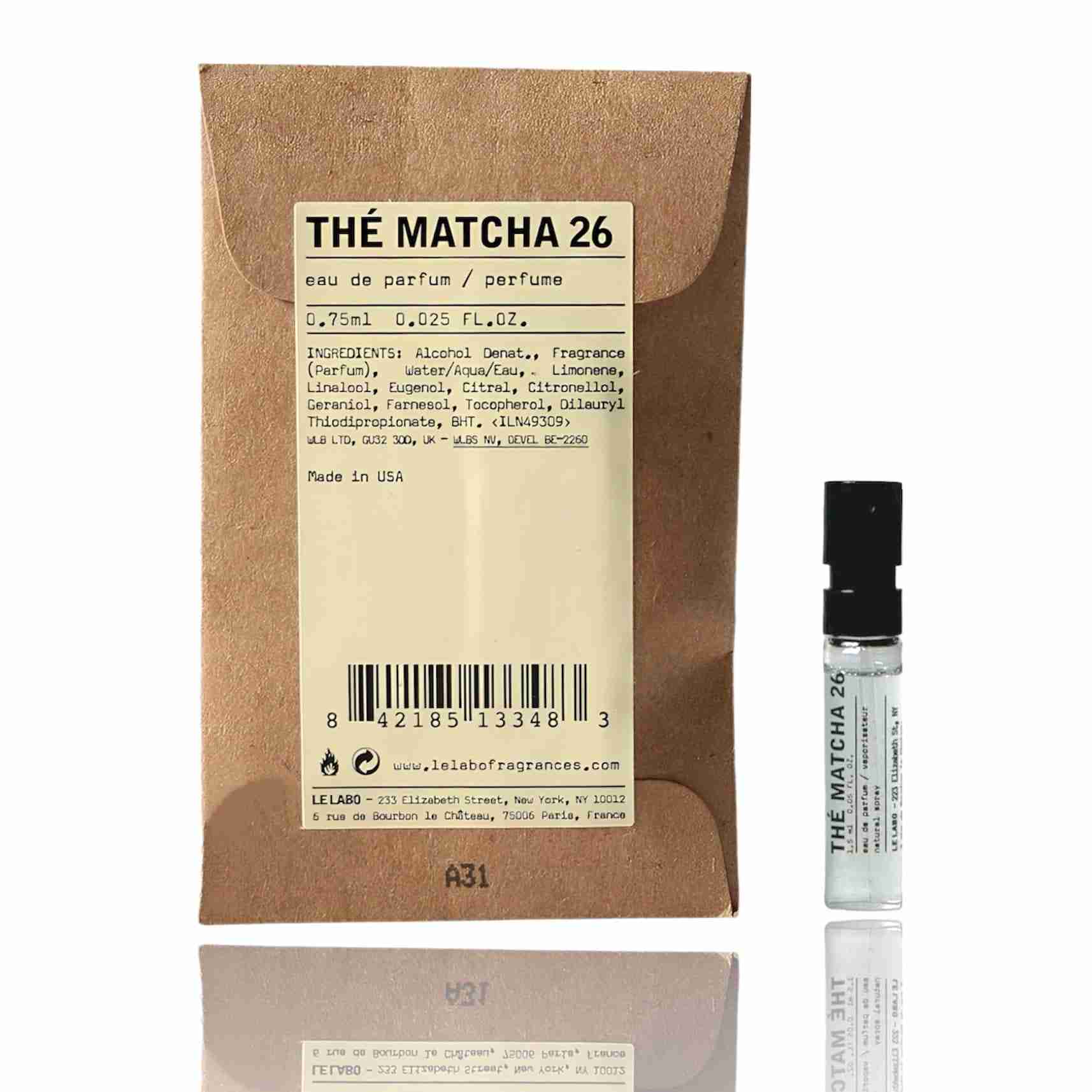 Le labo the matcha 26 EDP sample