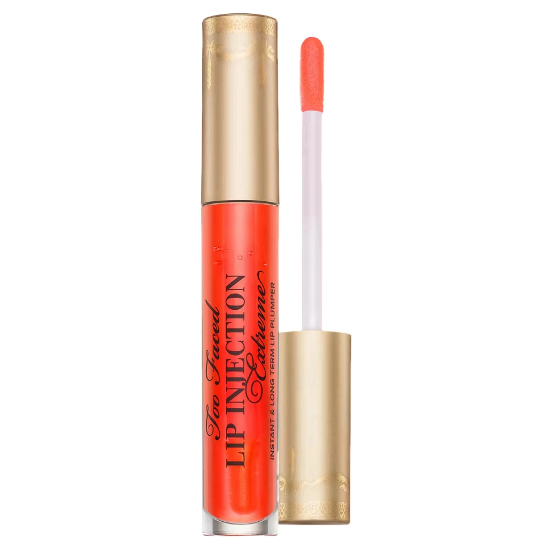 Too faced lip injection extreme lip plumper gloss - tangerine dream