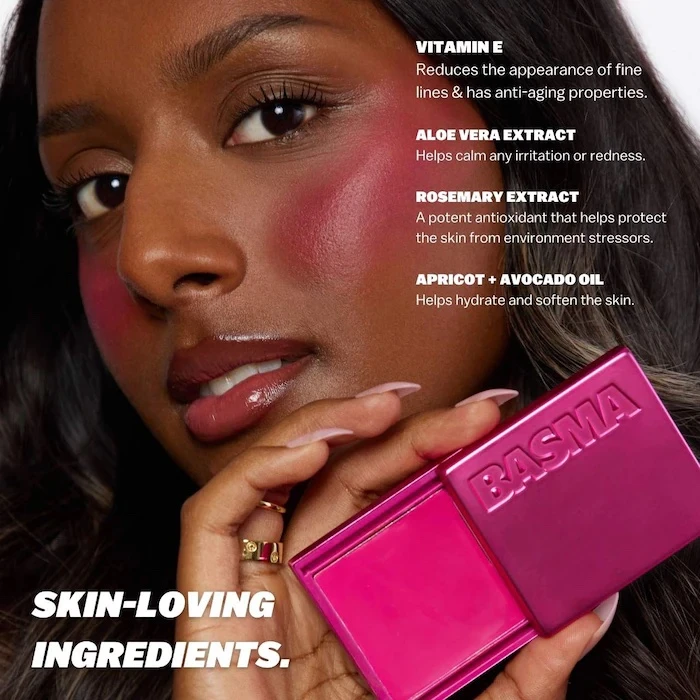 Basma the cream blush in fushia - mini 1.2g