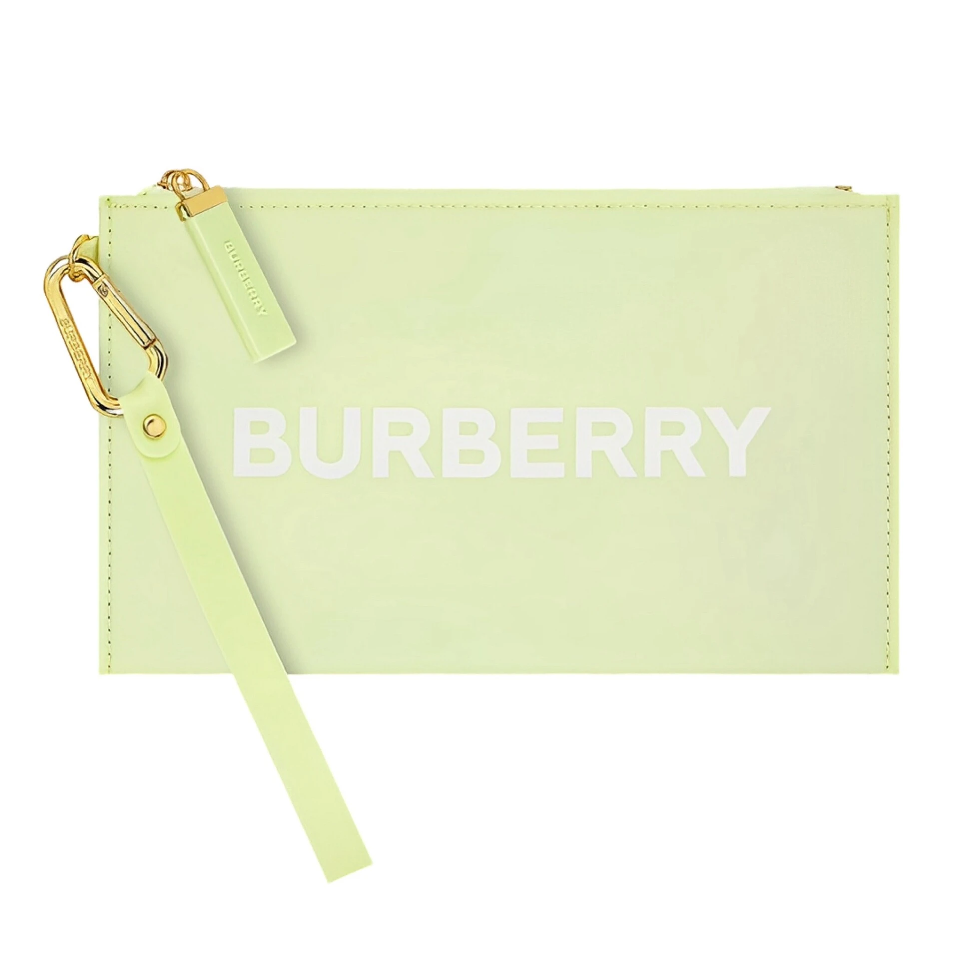 Burberry wristlet makeup pouch