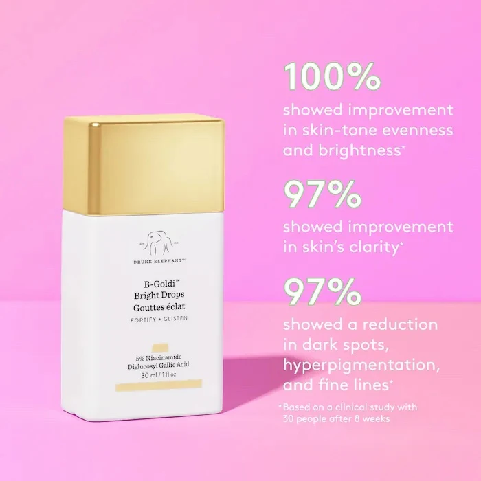 Drunk elephant b - goldi bright illuminating drops - mini 5ml