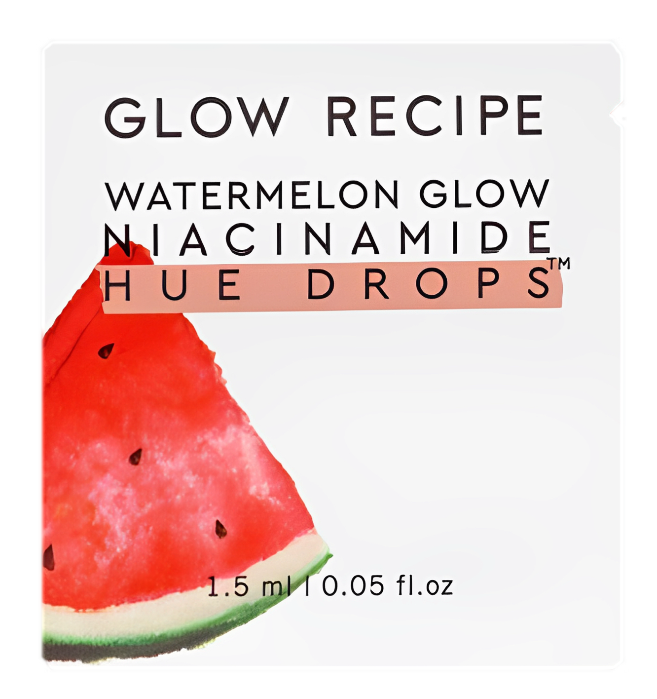 Glow recipe watermelon glow niacinamide hue drops - sample 1.5ml