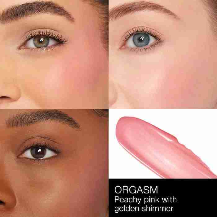 Nars afterglow liquid blush in orgasm sample