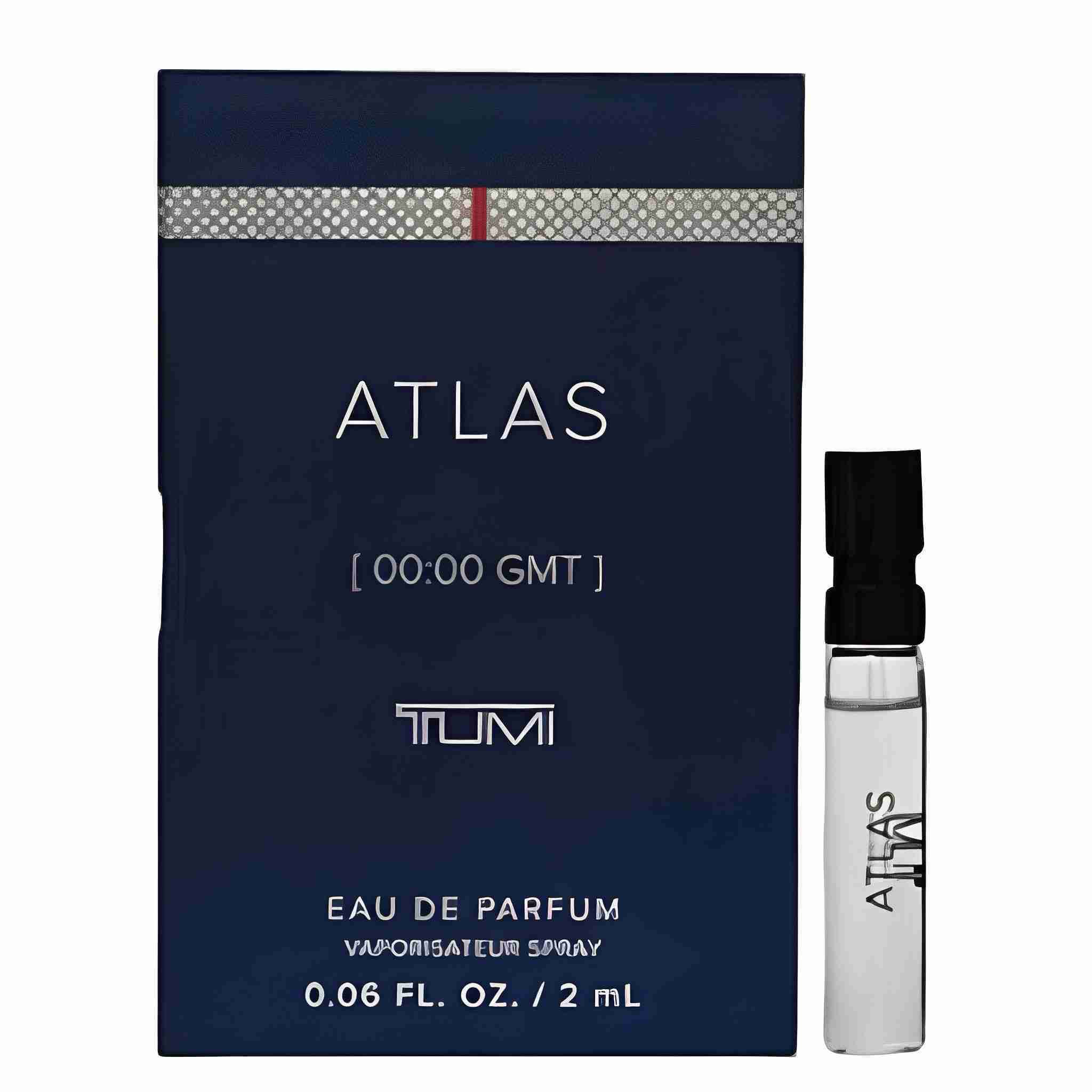 Tumi atlas 00:00 gmt eau de parfum sample 2ml
