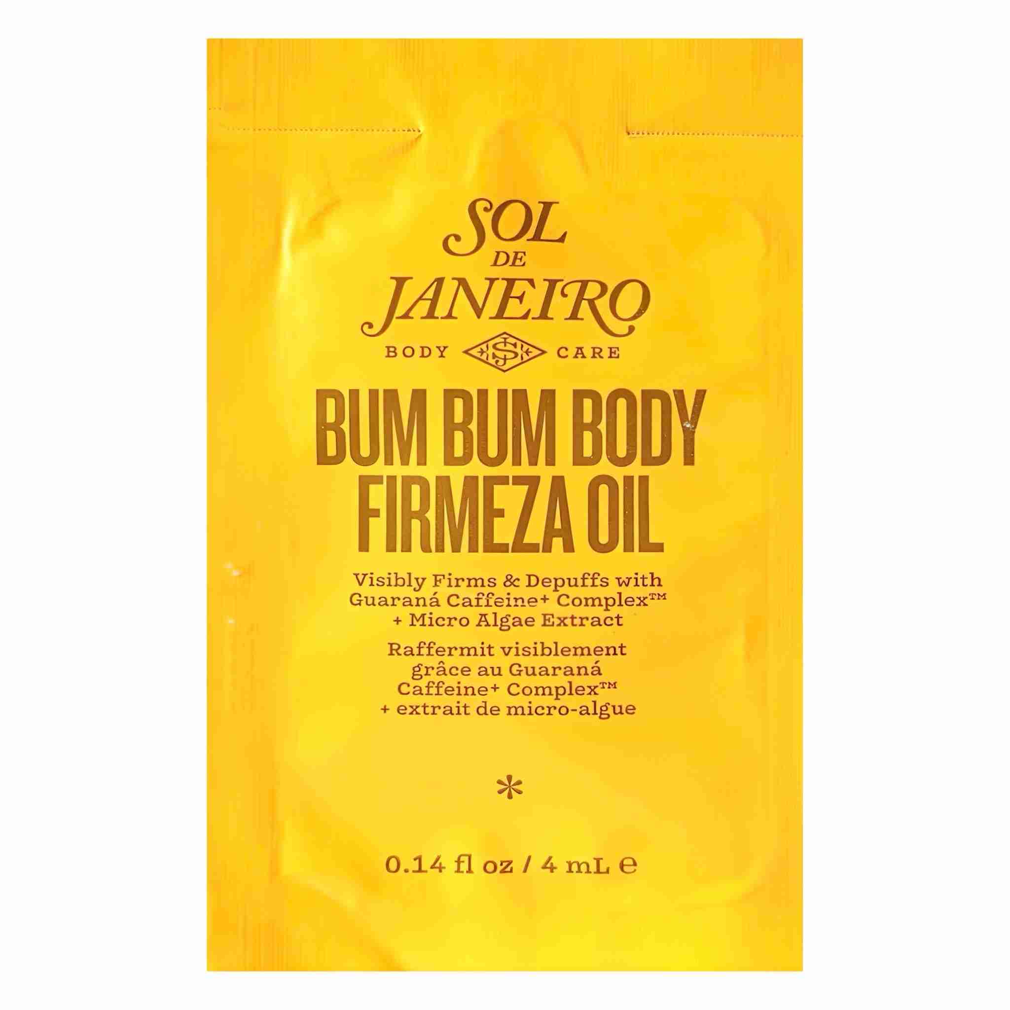 Sol de janeiro bum bum body firmeza oil sample 4ml