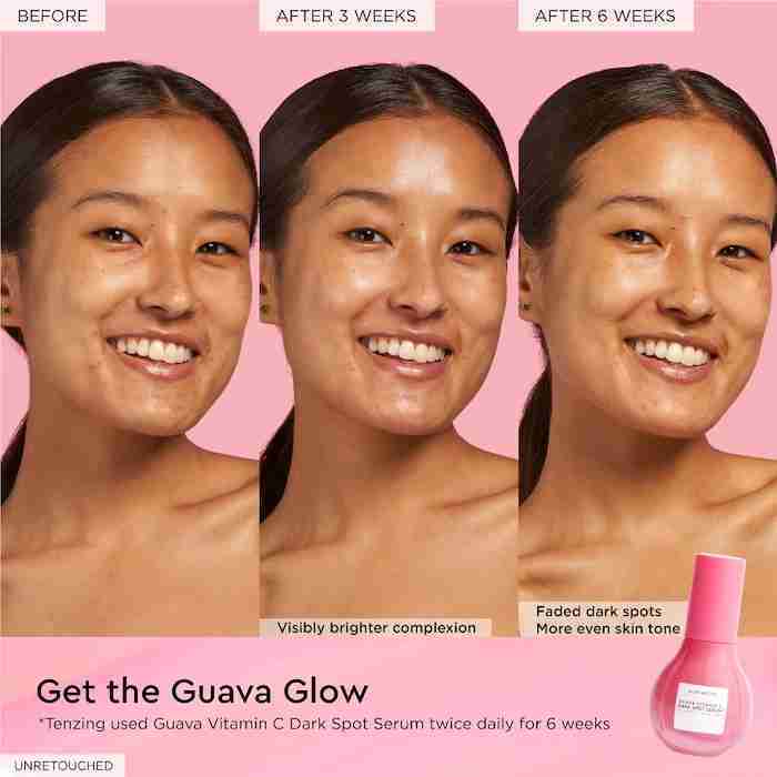 Glow recipe guava vitamin c dark spot serum sample
